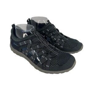 Skechers Seaside Oasis Fisherman Shoes Womens Size 8 Navy Blue Slip On Comfort